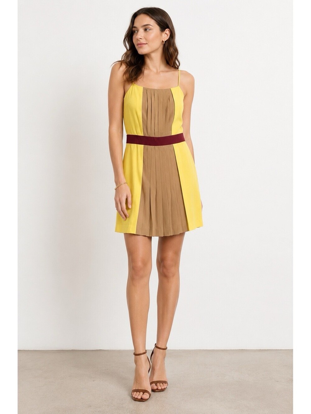 ERIKA CAVALLINI Cecilia Tallis‎ Dress 100% Silk  IT42 US6 UK10 M Made in Italy